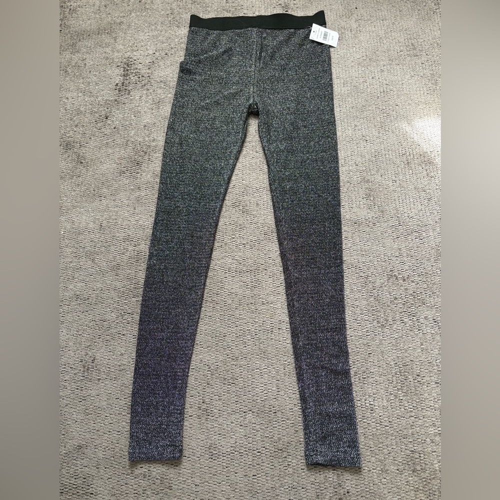 Silver sparkle Leggings XS